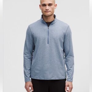 NWT Men's Lululemon Gray Soft Jersey Half Zip Pullover XS